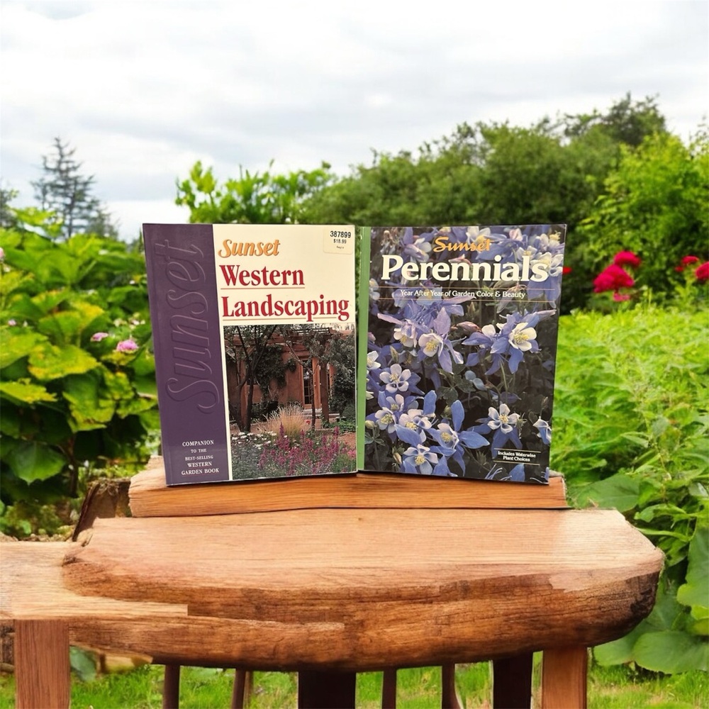 2 Landscape books, Sunset & Perennials